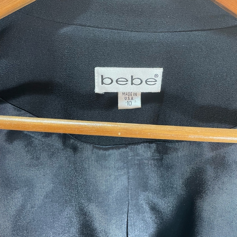 Y2K Bebe Blazer Made in USA Size 10 - Picture 2 of 10